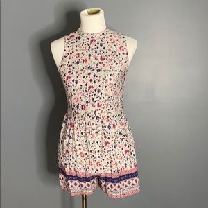 Boho floral romper